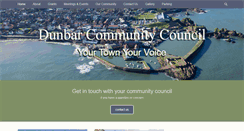 Desktop Screenshot of dunbarcommunitycouncil.org.uk